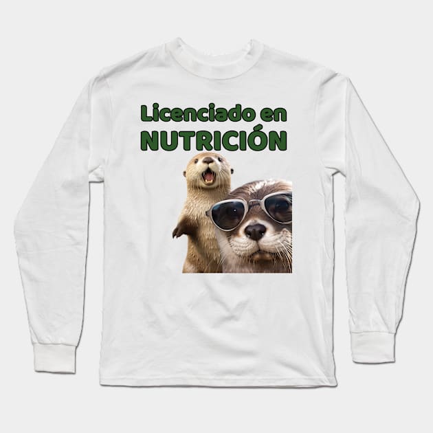 Licenciado en nutricion Long Sleeve T-Shirt by NekroSketcher